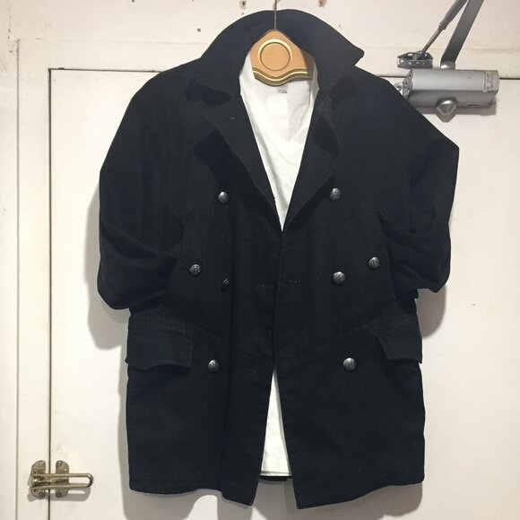 LAUREN JEANS RALPH LAUREN DOUBLE BREAST JEANS JACKET SIZE S - Picture 4 of 11